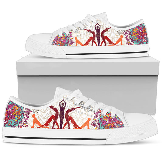 Yoga Mandala Women's Low Top Sneakers