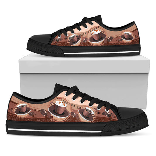 Coffee Lovers Low Top Sneakers