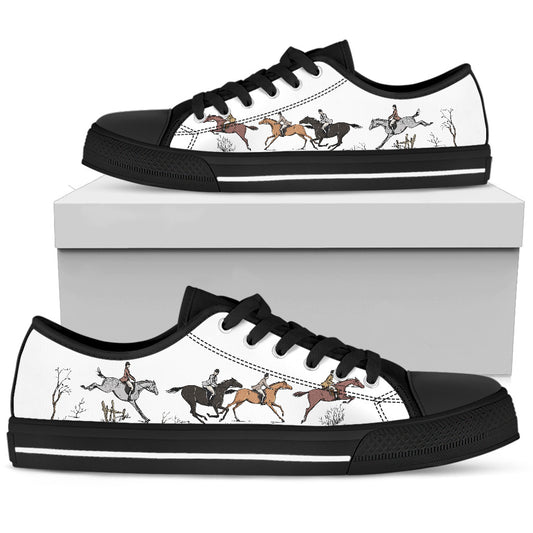 Horse Art Women's Low Top Shoes