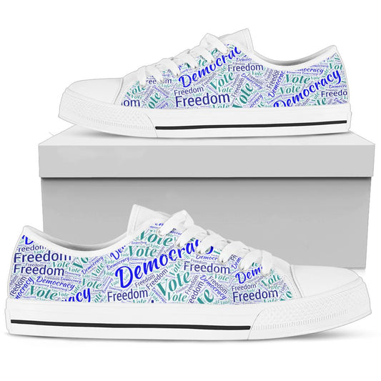 Freedom Democracy Vote Low Top Sneakers