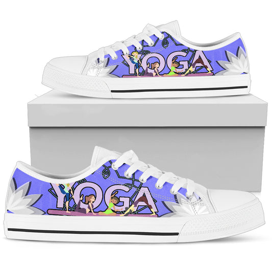 For the Love of Yoga Women's Low Top Sneakers