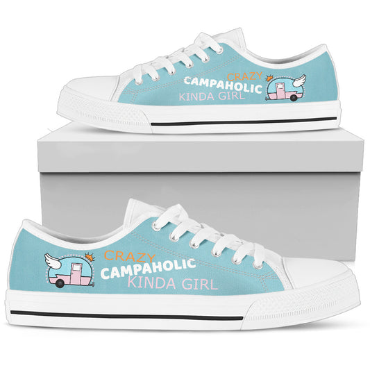 Crazy Campaholic Kinda Girl Women's Low Top Shoes