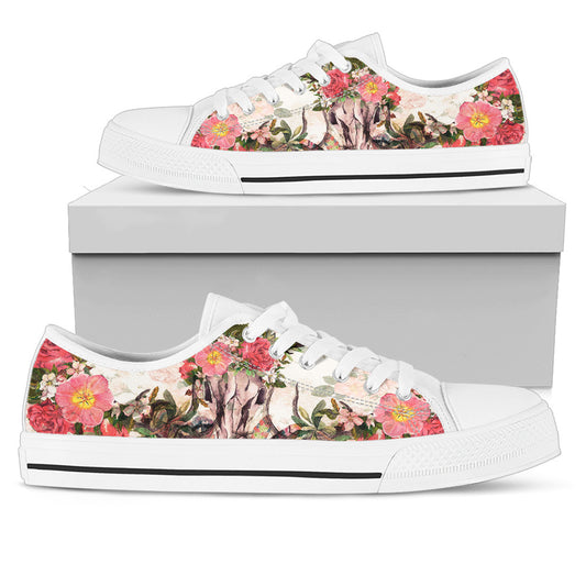 Fantasy Garden Floral Kicks Women's Low Top Shoes