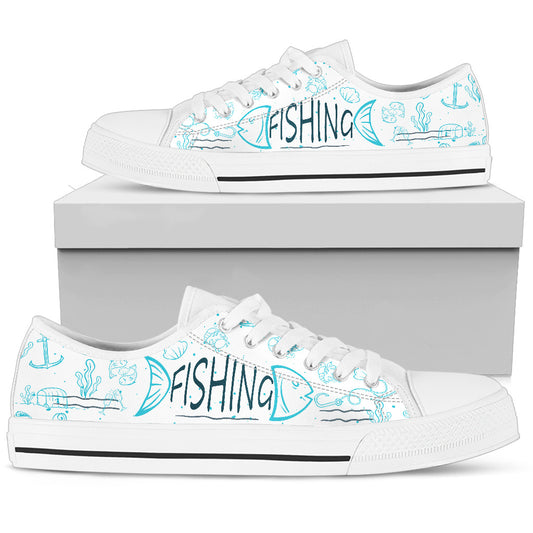 Fishing Women's Low Top Shoes