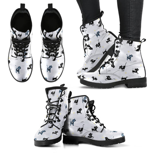 Cats & Fish Women's Vegan Leather Boots