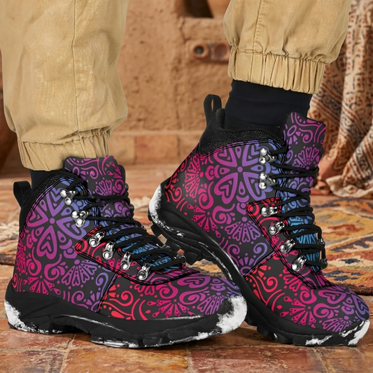 Bohemian Rainbow Women's Alpine Boots