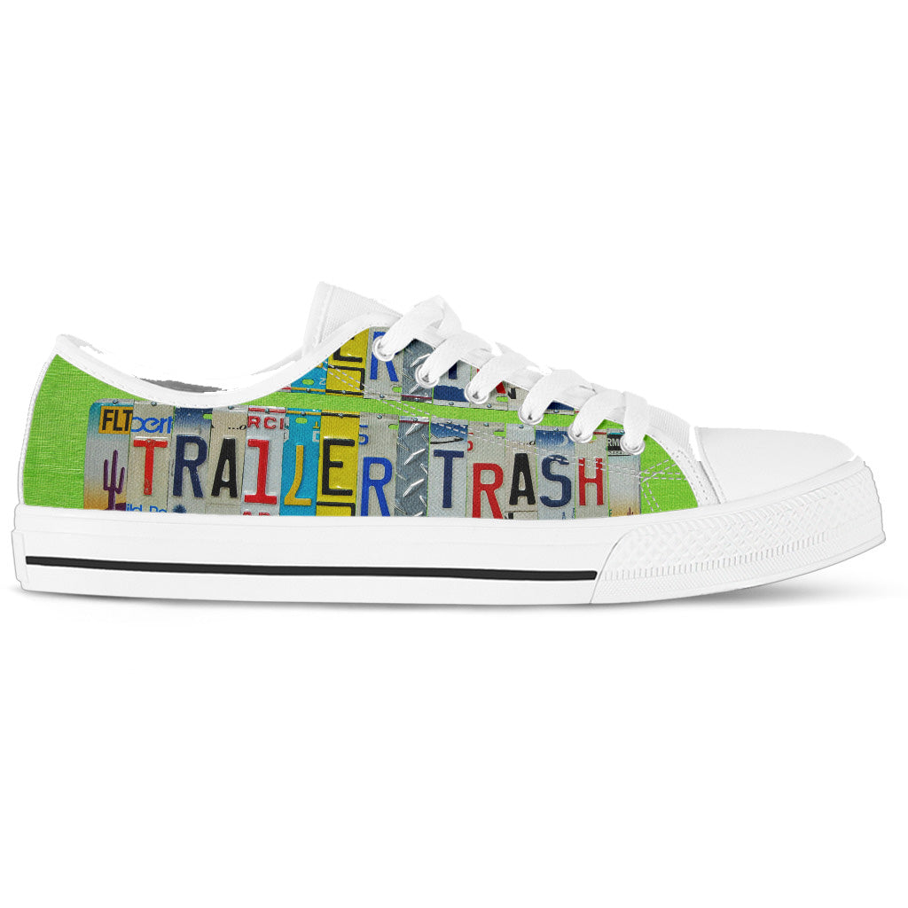 White Trailer Trash Womens Low Top Shoes