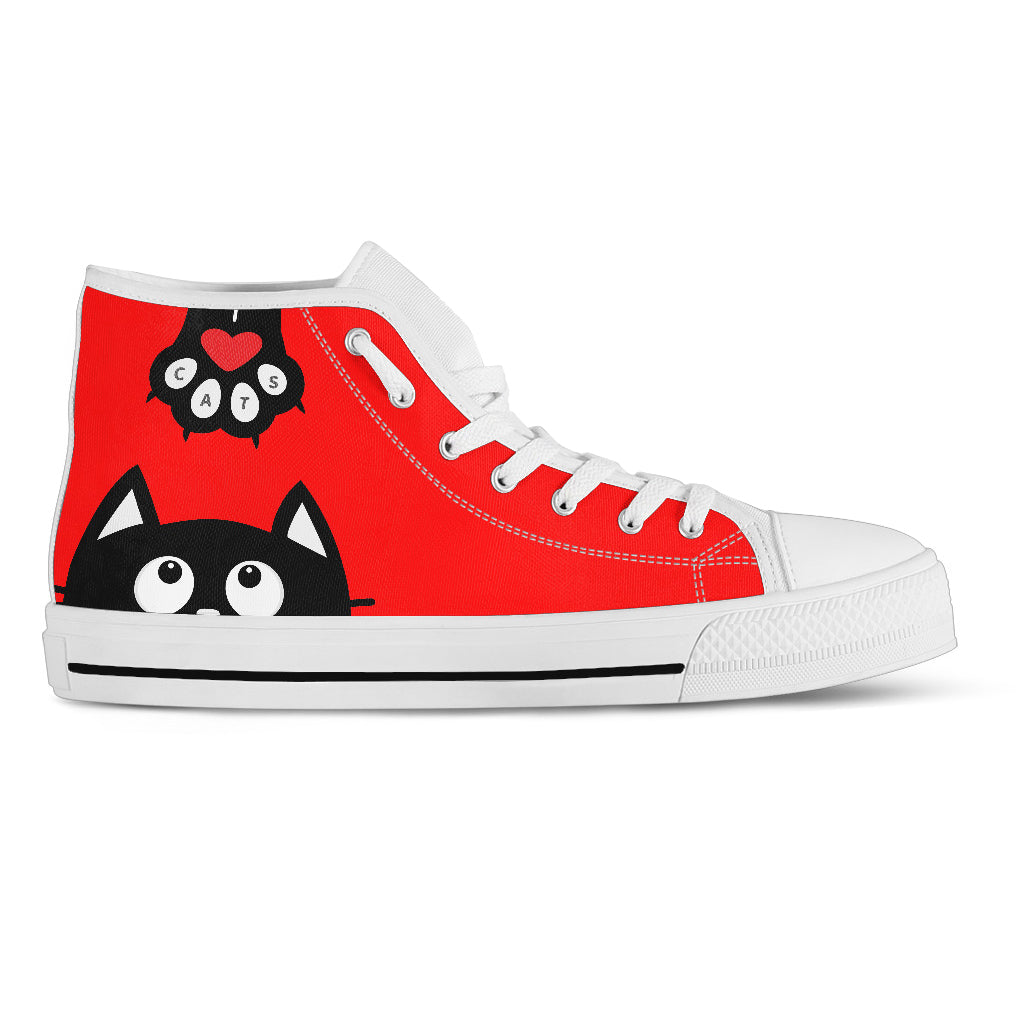 Red Cat Women's High Top Sneakers