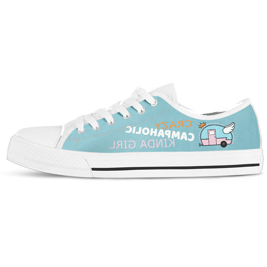 Crazy Campaholic Kinda Girl Women's Low Top Shoes