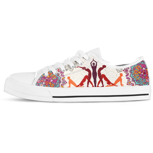 Yoga Mandala Women's Low Top Sneakers