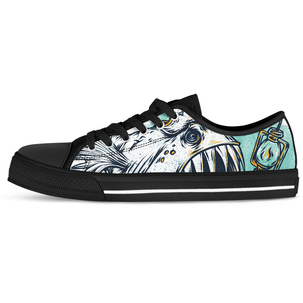 Light Fish Women's Low Top Shoes Animal Sneakers