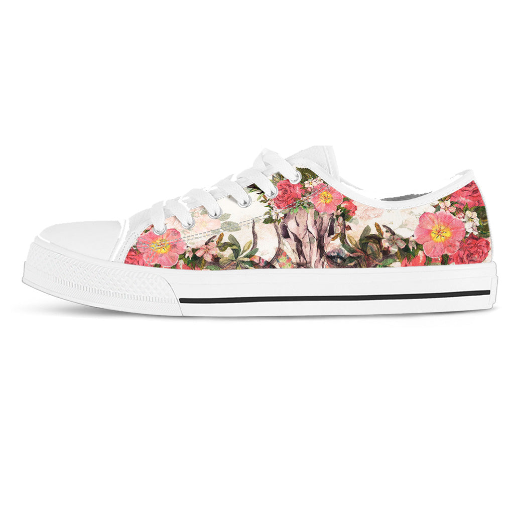 Fantasy Garden Floral Kicks Low Top Shoes