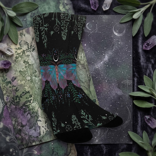 Butterfly Socks - Custom Socks for Women Made in USA