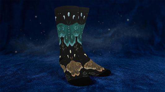 butterfly Socks - Custom Socks for Women Made in USA