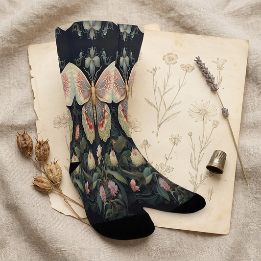 butterfly Socks - Custom Socks for Women Made in USA