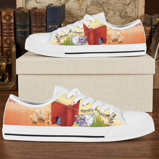 Book Women's Low Top Sneakers