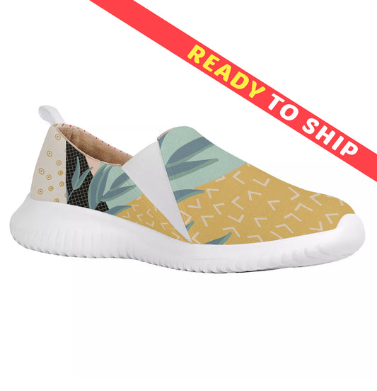 Trendy Color Blocks for Women's Casual Slip On Travel Shoes - READY TO SHIP