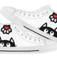 Love Cats and Claws High Top Sneakers