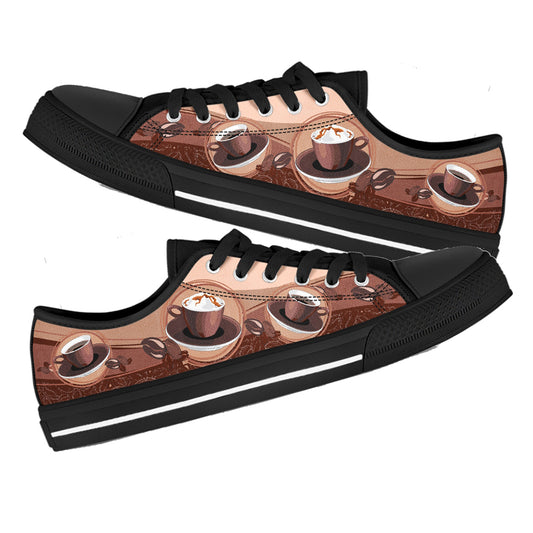 Coffee Lovers Low Top Sneakers