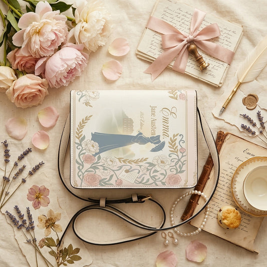 emma jane austen literary crossbody bag for women – Sole Design Studio