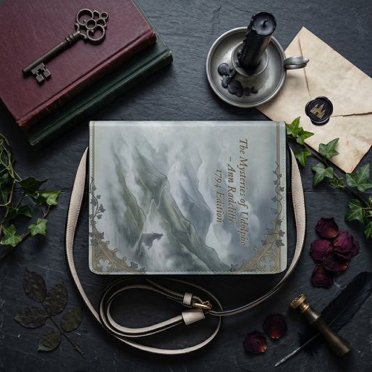 the mysteries of udolpho ann radcliffe gothic literary crossbody bag for women – Sole Design Studio
