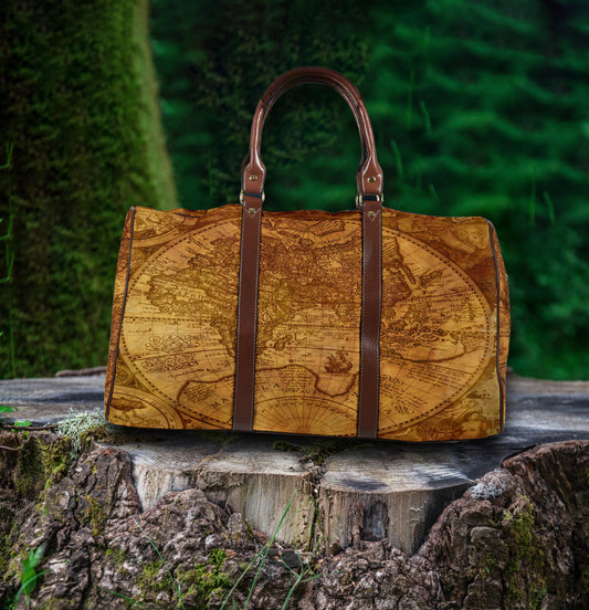 Old World Map Women's Travel Bag