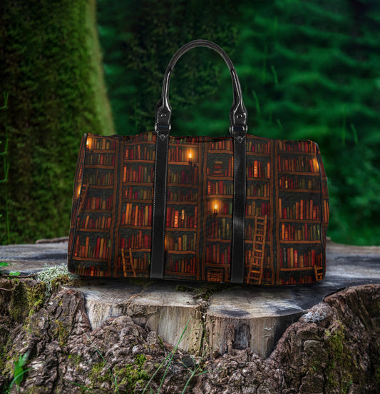 Library Book Lover Women's Travel Bag