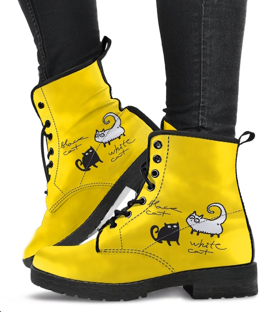 White Cat, Black Cat, Yellow Boots