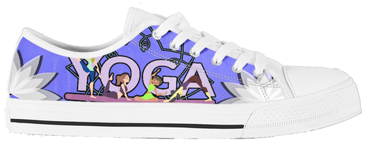 For the Love of Yoga Women's Low Top Sneakers