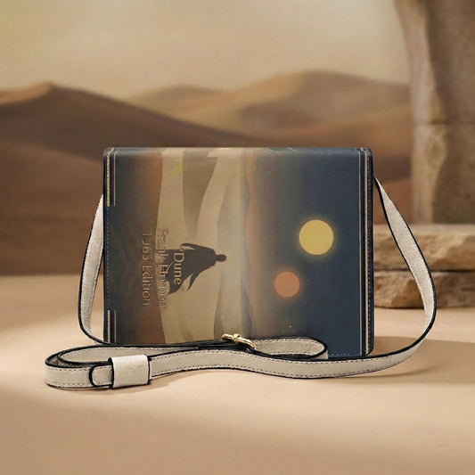 dune frank herbert sci-fi book-shaped crossbody bag vegan leather – Sole Design Studio