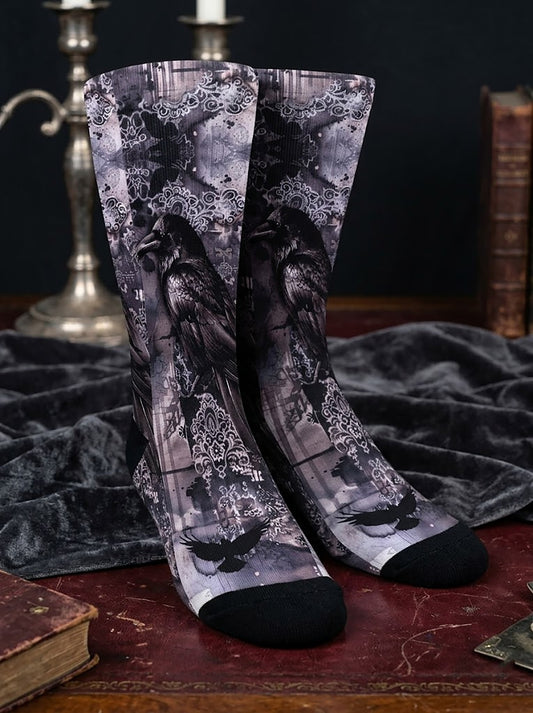 Victorian Gothic Socks - Custom Socks for Women Made in USA