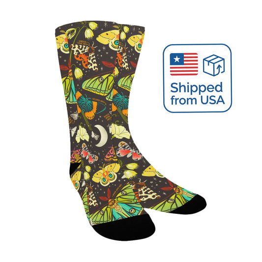 butterfly Socks - Custom Socks for Women Made in USA