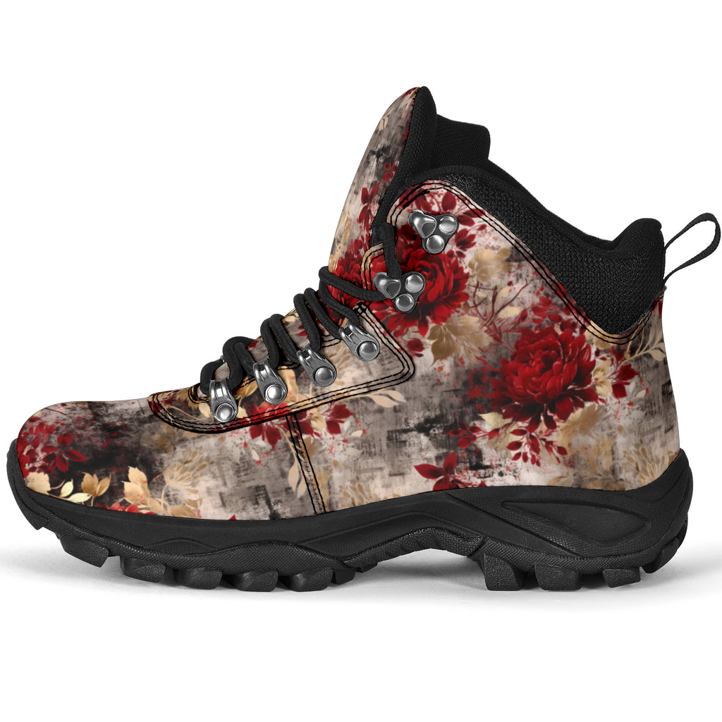 Grunge and Roses Alpine Boots