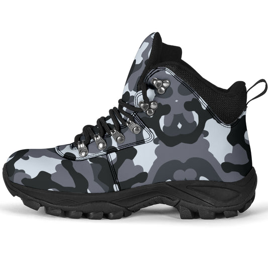 Grey Camo Alpine Boots