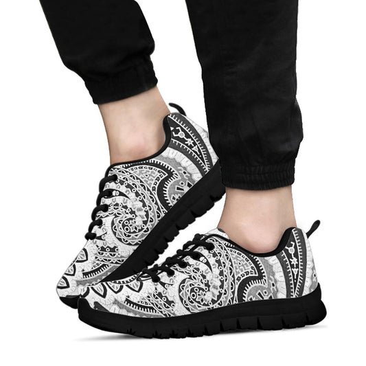 Paisley Pattern Festival Women's Athletic Sneakers
