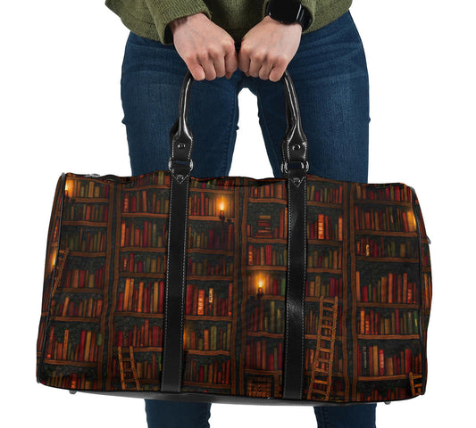 Library Book Lover Women's Travel Bag