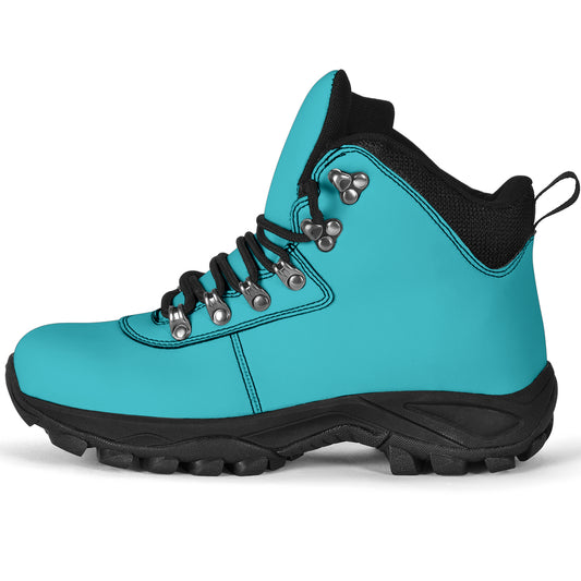 Bright Turquoise Blue Women's Alpine Boots
