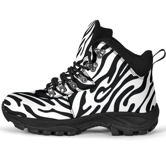 Black Zebra Alpine Boots