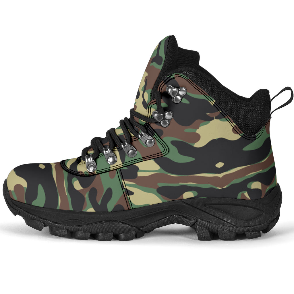 Camouflage Alpine Boots