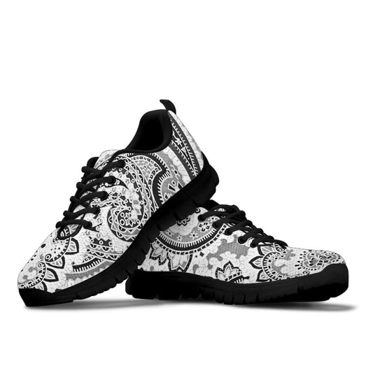 Paisley Pattern Festival Women's Athletic Sneakers