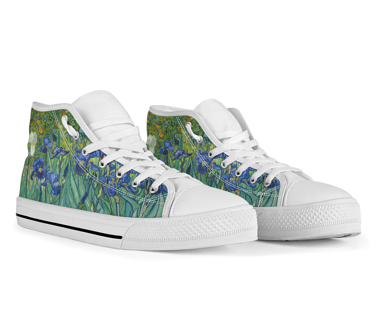 Van Gogh's Irises High Top Sneakers