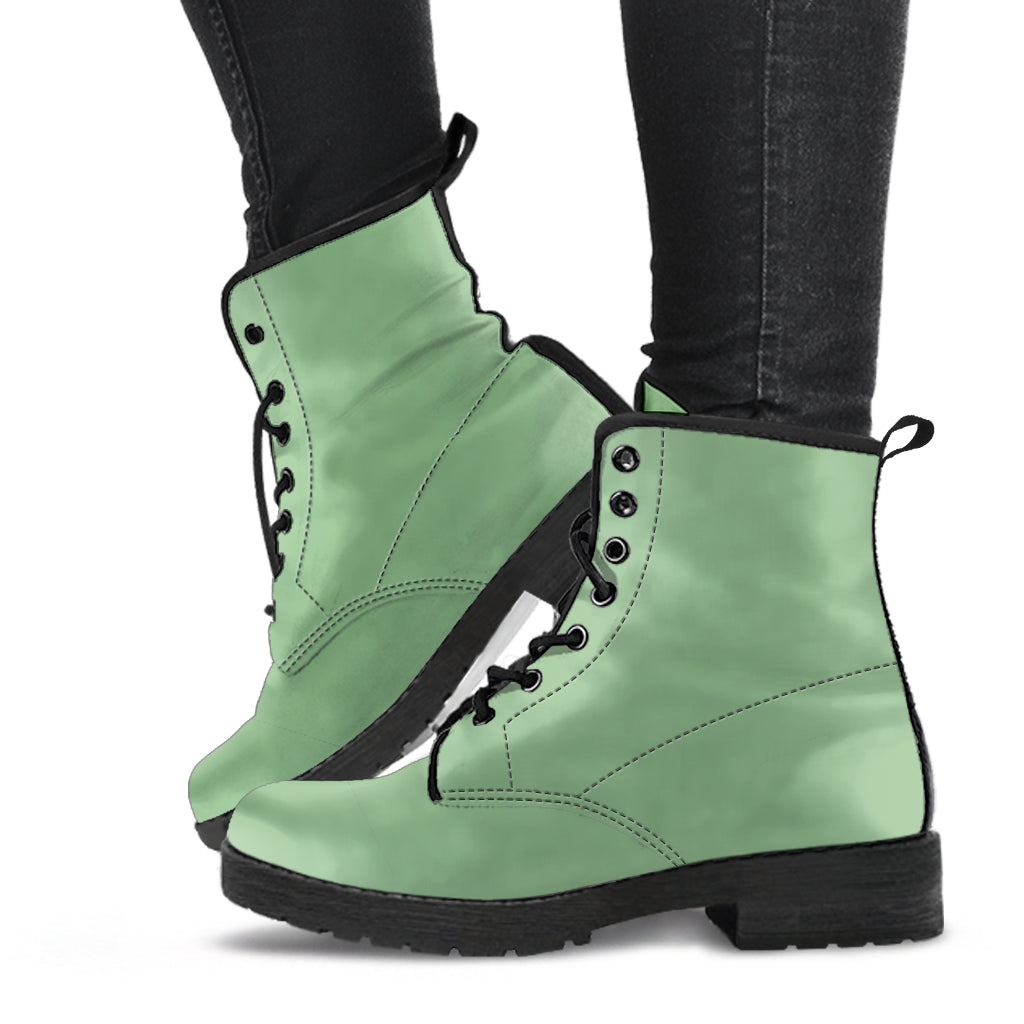 Sera foam Green Women Vegan Leather Boots