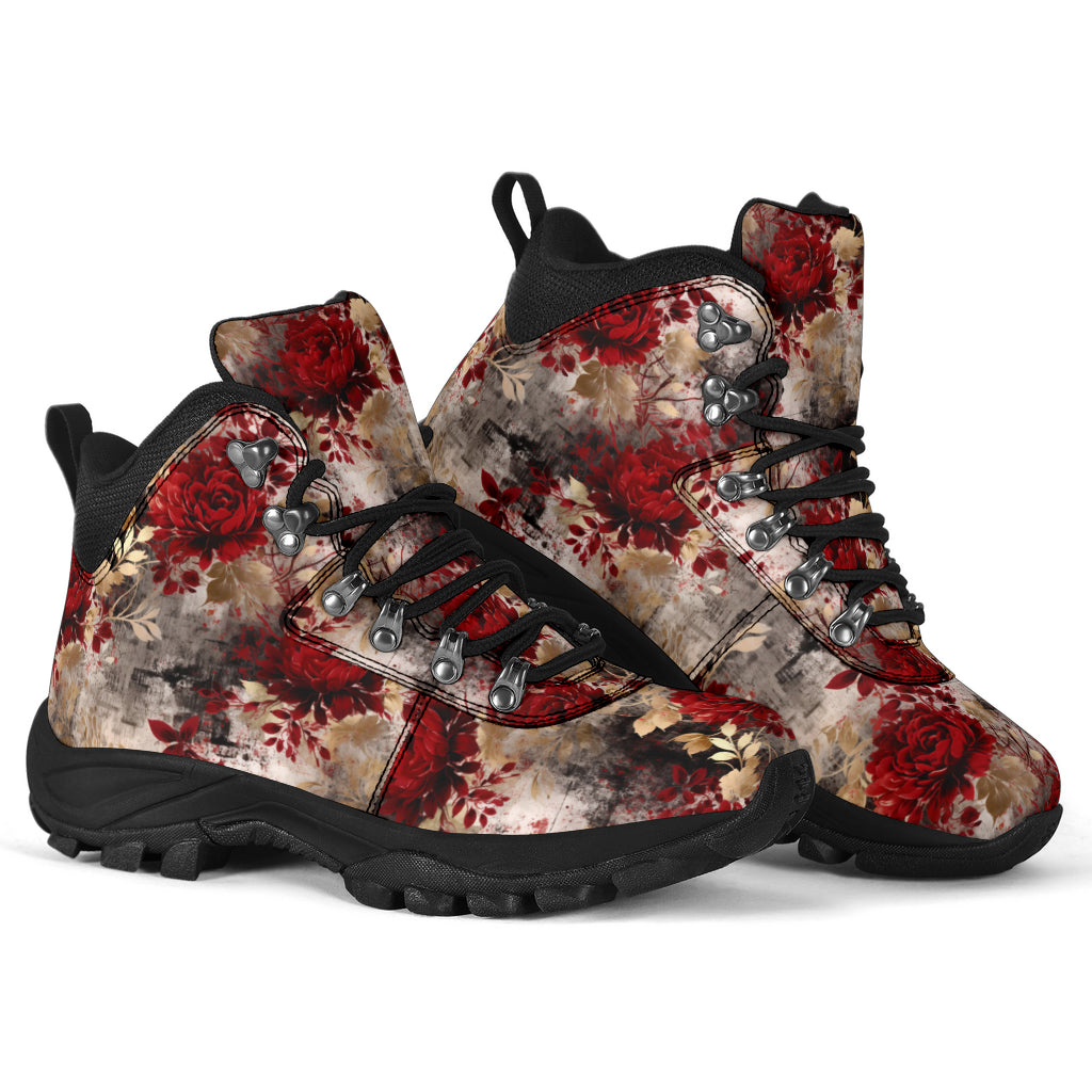 Grunge and Roses Alpine Boots