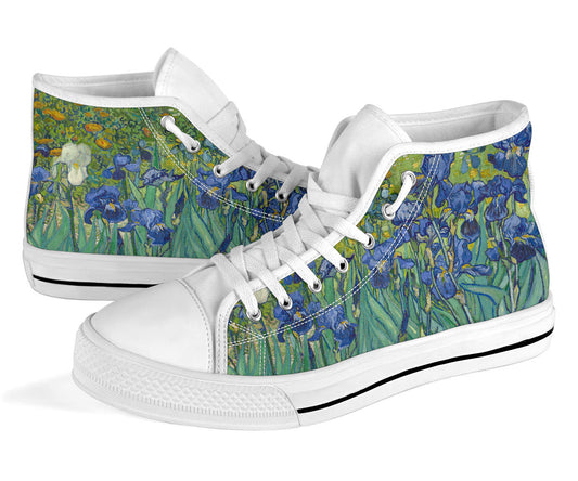 Van Gogh's Irises High Top Sneakers