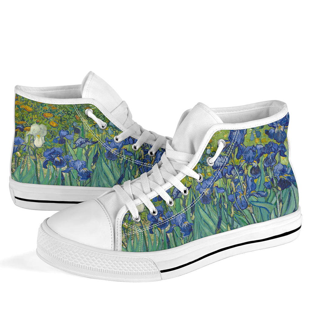 Van Gogh's Irises High Top Sneakers