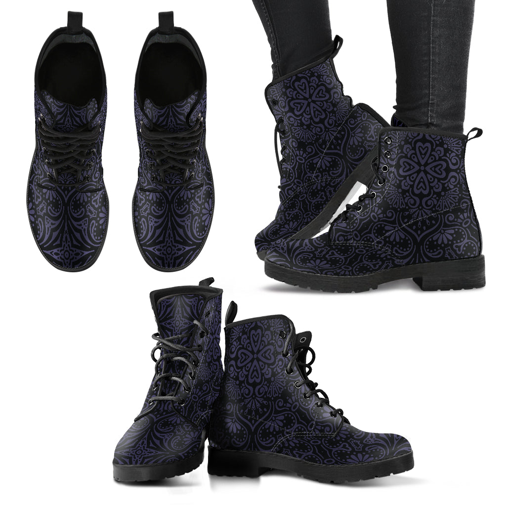 Bohemian Eclipse Subtle Pattern Boots