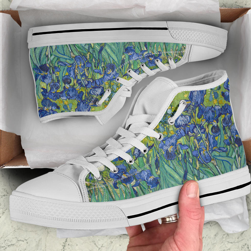 Van Gogh's Irises High Top Sneakers