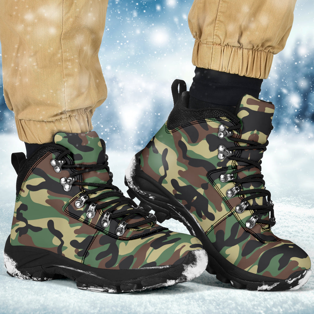 Camouflage Alpine Boots