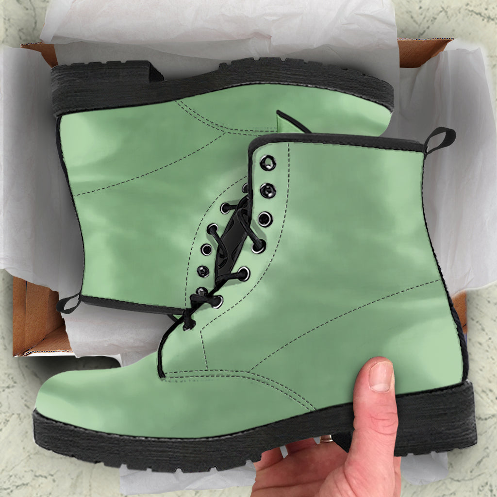 Sera foam Green Women Vegan Leather Boots