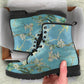 Vincent Van Gogh Almond Blossom Women Vegan Leather Boots